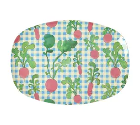 Rice Everyday Magic Rice | Melamine Plate with Radish Rice Everyday Magic Rice | Melamine Plate with Radish