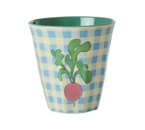 Rice Everyday Magic Rice | Melamine Cup with Radish | Medium 250ml Rice Everyday Magic Rice | Melamine Cup with Radish | Medium 250ml