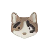 Donsje Amsterdam Donsje Amsterdam | Josy Exclusive Hair Tie | Calico Cat | Nutmeg Leather Donsje Amsterdam Donsje Amsterdam | Josy Exclusive Hair Tie | Calico Cat | Nutmeg Leather