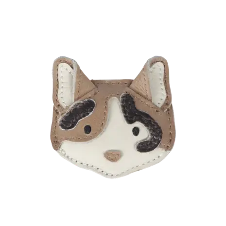 Donsje Amsterdam Donsje Amsterdam | Josy Exclusive Hair Tie | Calico Cat | Nutmeg Leather