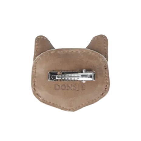 Donsje Amsterdam Donsje Amsterdam | Josy Exclusive Hair Tie | Calico Cat | Nutmeg Leather