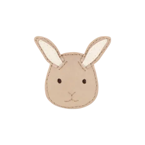 Donsje Amsterdam Donsje Amsterdam | Josy Classic Hairclip | Bunny | Taupe Nubuck