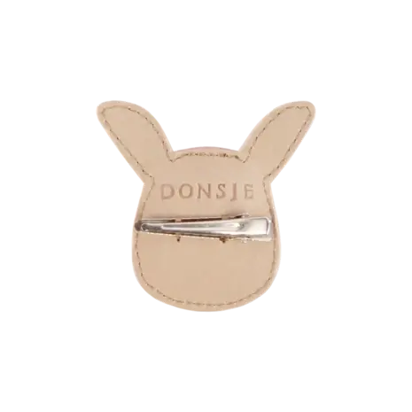 Donsje Amsterdam Donsje Amsterdam | Josy Classic Hairclip | Bunny | Taupe Nubuck