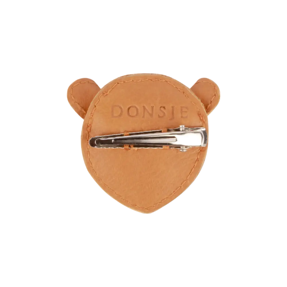 Donsje Amsterdam Donsje Amsterdam | Josy Classic Hairclip | Tiger | Camel Classic Leather