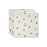 Jollein Jollein | Hydrofiele doek small 70x70 cm Teddy Bear| 3-pack Jollein Jollein | Hydrofiele doek small 70x70 cm Teddy Bear| 3-pack