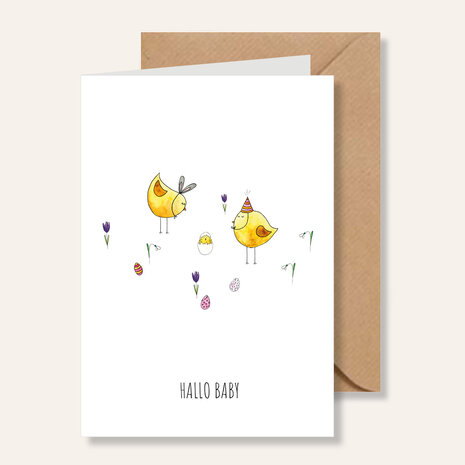 Juulz Juulz | Kaart | Hallo Baby kuikentjes