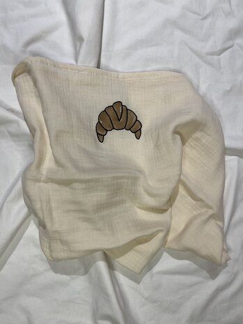 Atelier Pomme Atelier Pomme | TOWEL HUGE COSY WHITE | CROISSANT (75 x 75)