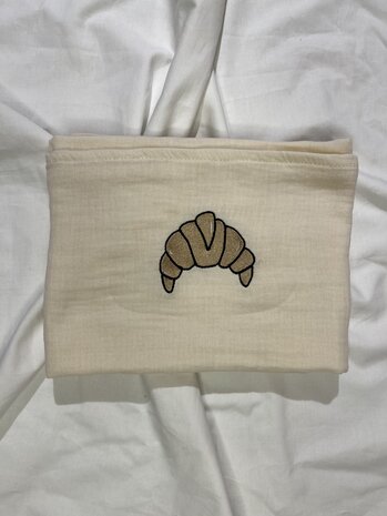 Atelier Pomme Atelier Pomme | TOWEL HUGE COSY WHITE | CROISSANT (75 x 75)