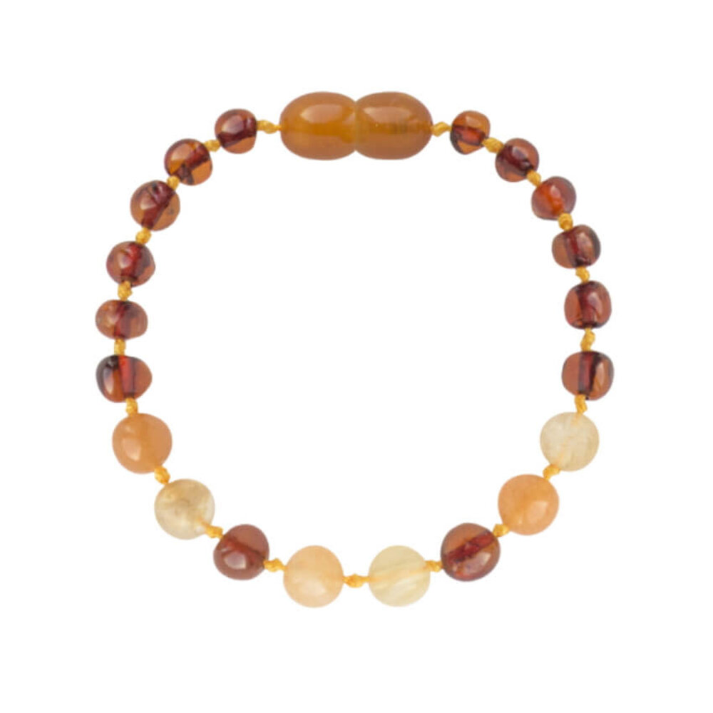 Barnsteen Barnsteen | Armband | Glimmend | Quartz/Aventurine | 14 cm