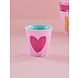 Rice Everyday Magic Rice | Melamine Cup with Heart pink | Medium 250ml