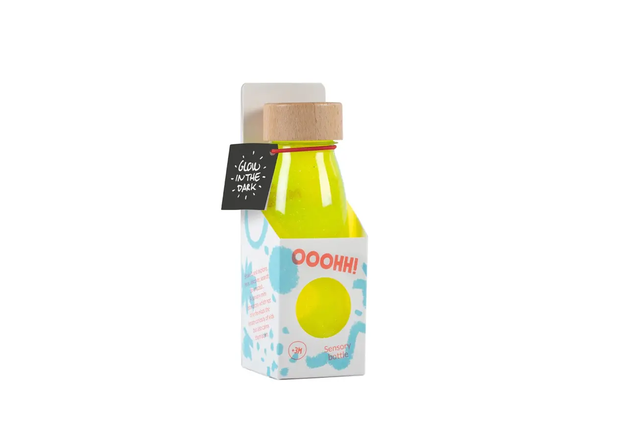 Petit Boum Petit Boum | Sensorische Fles | Float Yellow Fluor