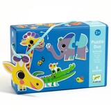 Djeco Djeco | Puzzel Duo | Wilde dieren Djeco Djeco | Puzzel Duo | Wilde dieren