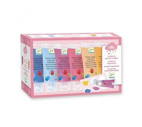 Djeco Djeco | 6 tubes vingerverf | sweet