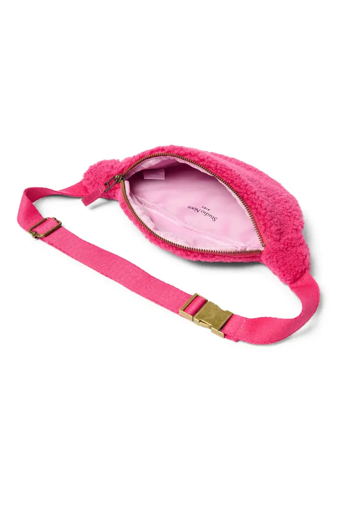 Studio Noos Studio Noos | Pink Teddy Mini Fanny Pack Studio Noos Studio Noos | Pink Teddy Mini Fanny Pack