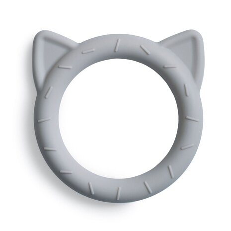 Mushie Mushie | Teether Cat | Stone Mushie Mushie | Teether Cat | Stone
