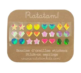 Ratatam Ratatam | Set of 12 pairs of earring stickers Ratatam Ratatam | Set of 12 pairs of earring stickers