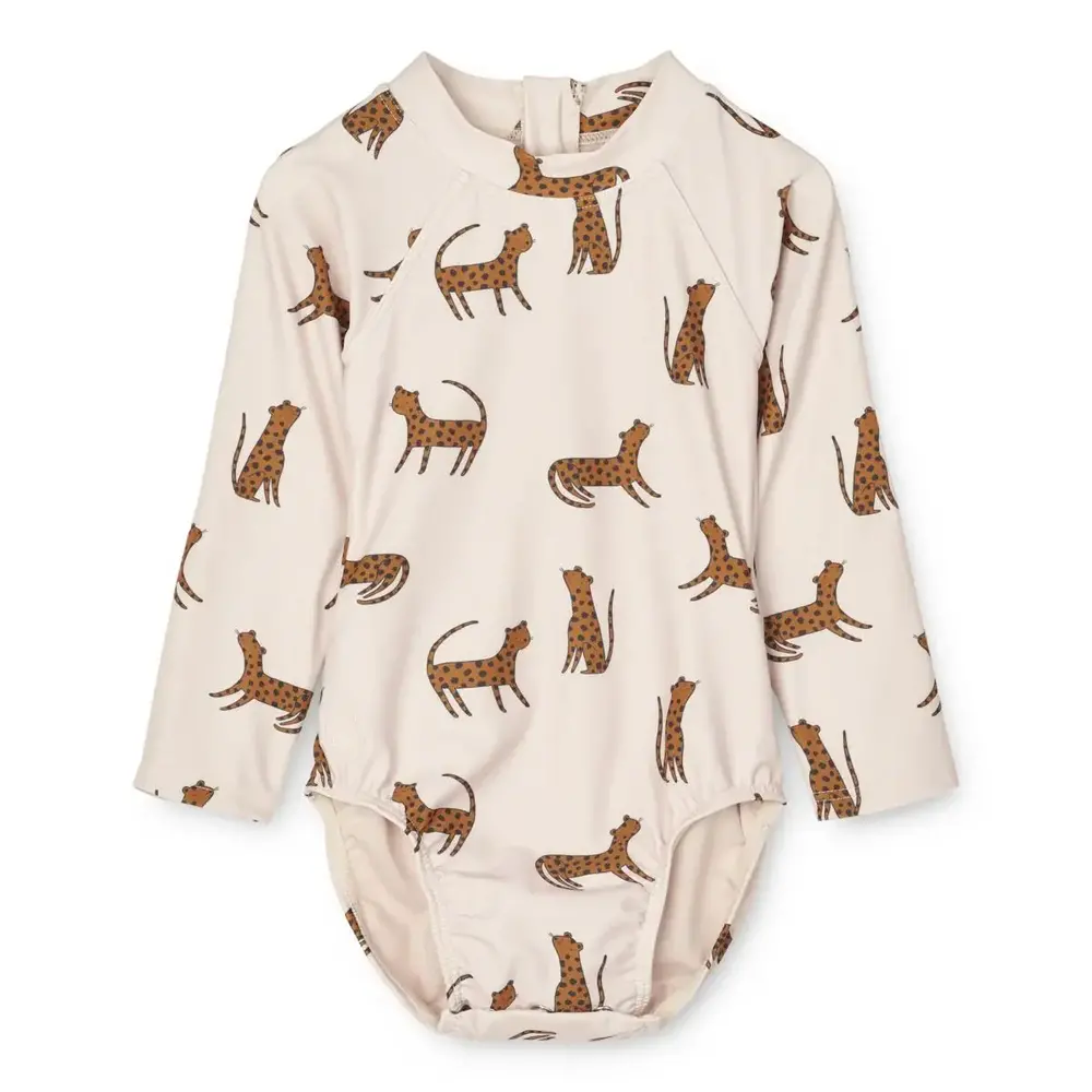 Liewood Liewood | Maxime baby UV swimsuit | Leopard Sandy