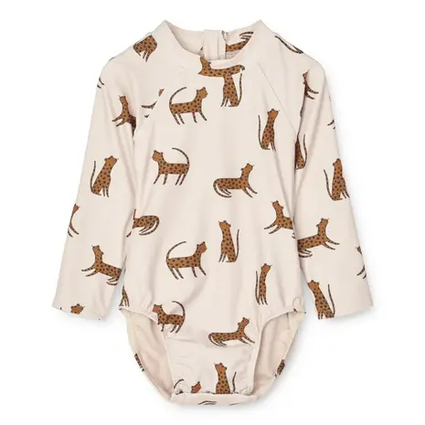 Liewood Liewood | Maxime baby UV swimsuit | Leopard Sandy