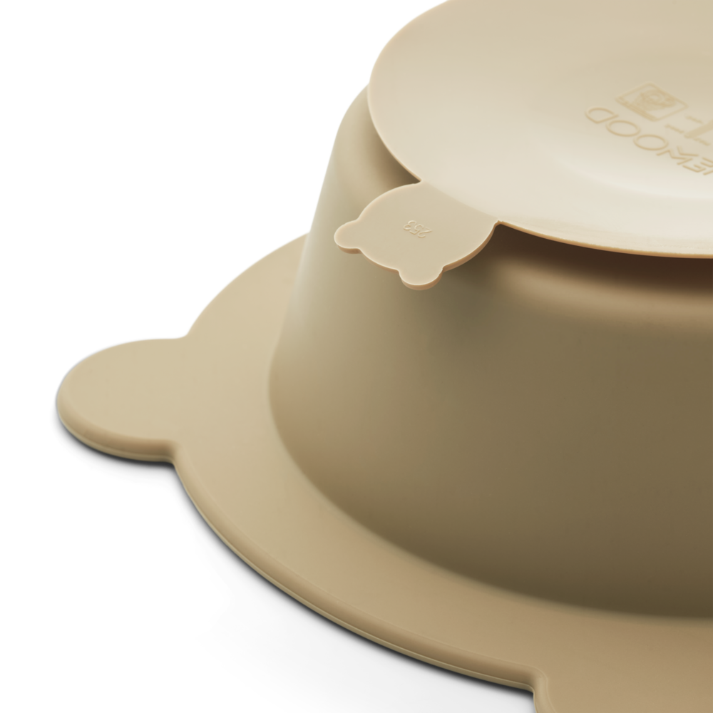 Liewood Liewood | Peony Suction Bowl 2-Pack | Sandy / Oat