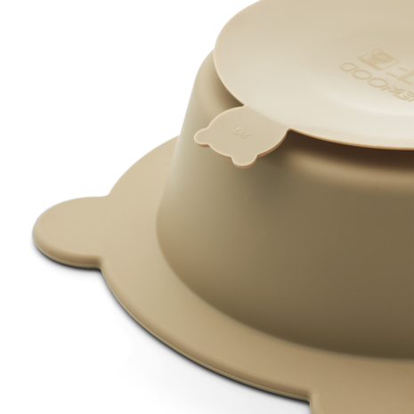 Liewood Liewood | Peony Suction Bowl 2-Pack | Sandy / Oat