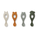 Liewood Liewood | Liva Silicone Spoon 4-Pack | Hunter green mix