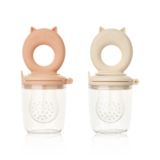 Liewood Liewood | Miranda Cat Shape Food Feeder 2-Pack | Tuscany rose / Apple blossom Liewood Liewood | Miranda Cat Shape Food Feeder 2-Pack | Tuscany rose / Apple blossom