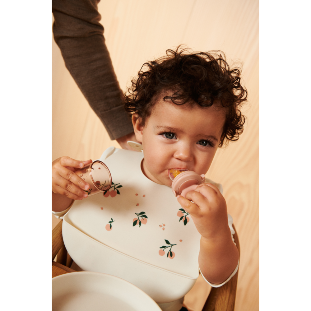 Liewood Liewood | Miranda Cat Shape Food Feeder 2-Pack | Tuscany rose / Apple blossom