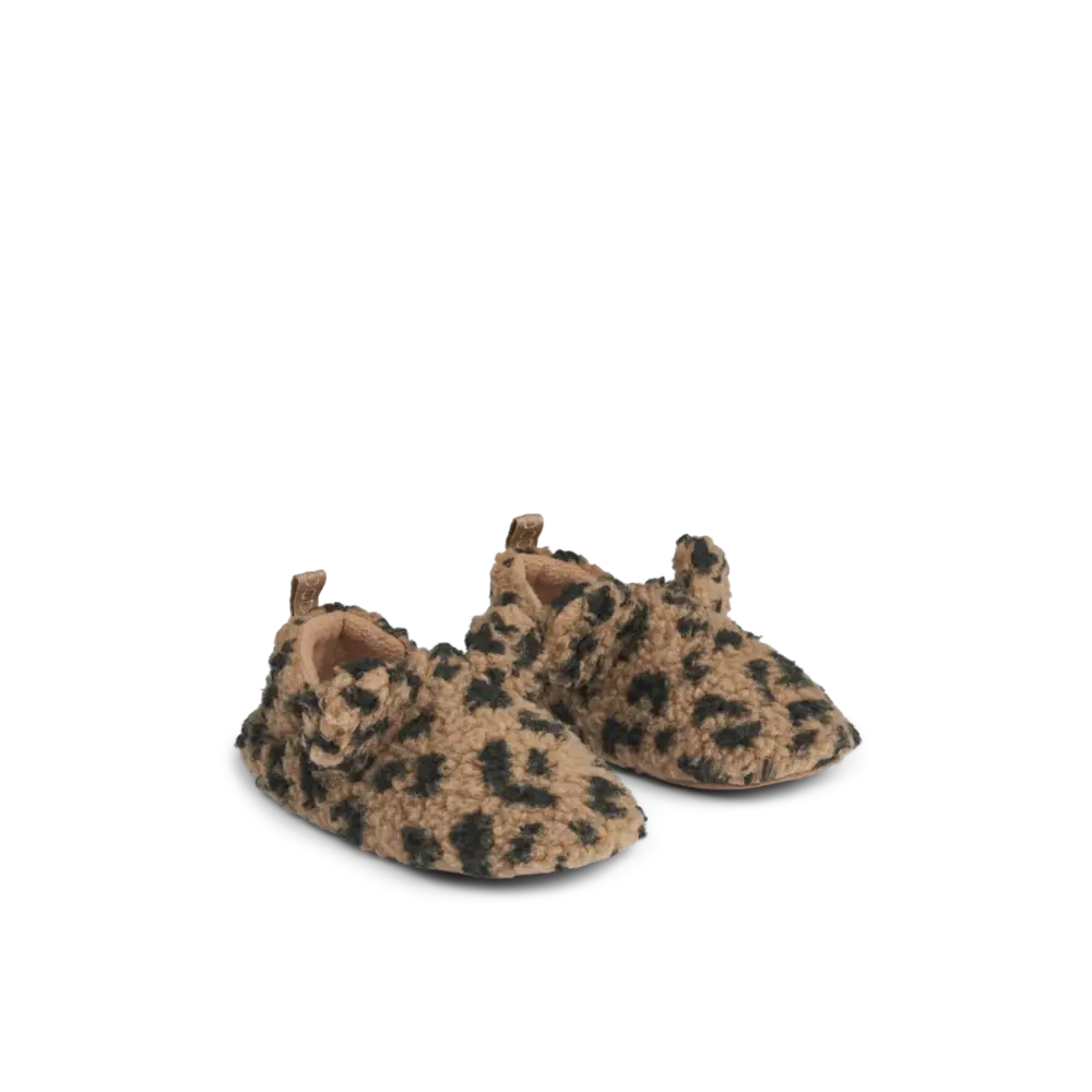 Liewood Liewood | Maui Pile Slipper | Mega leo / Oat mix