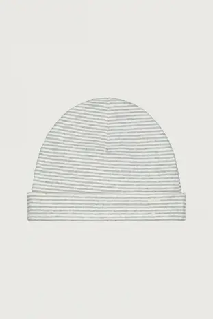 Gray Label Gray Label | Baby Beanie GOTS | Grey Melange - Cream