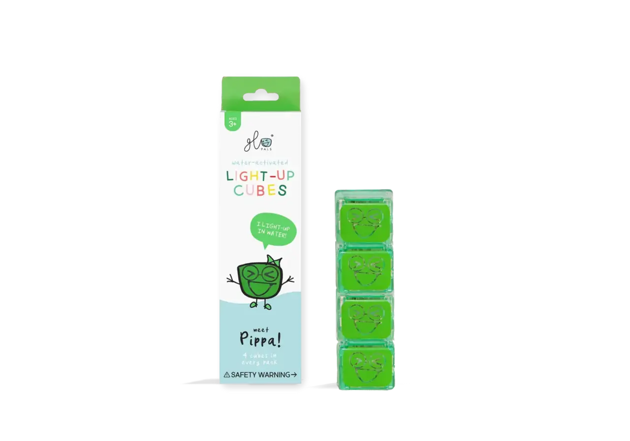Glo pals Glo pals | Light up cubes 4 stuks | Pippa