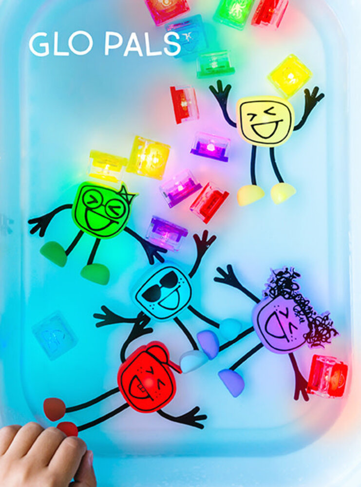 Glo pals Glo pals | Light up cubes 4 stuks | Pippa