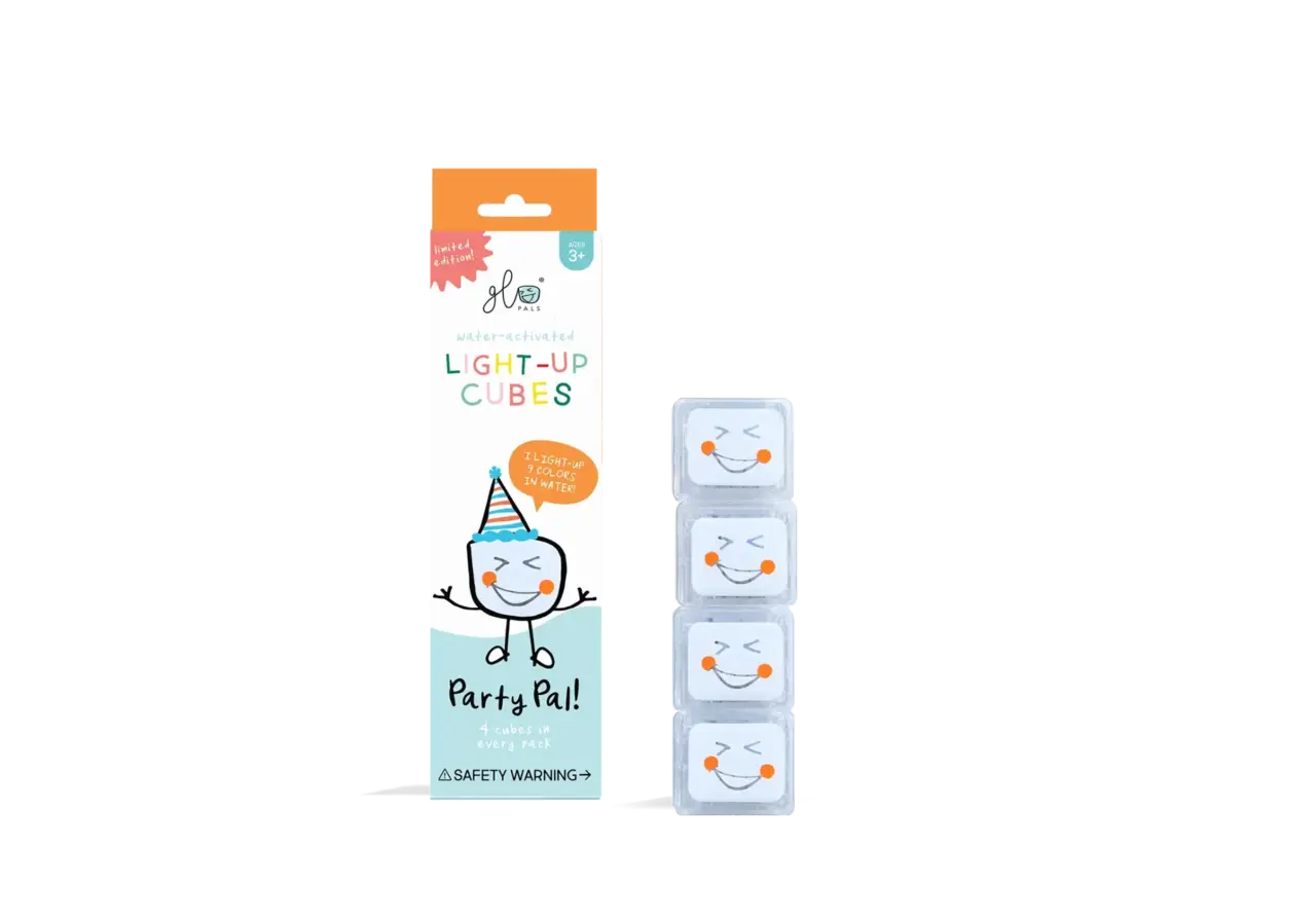 Glo pals Glo pals | Light up cubes 4 stuks | Party