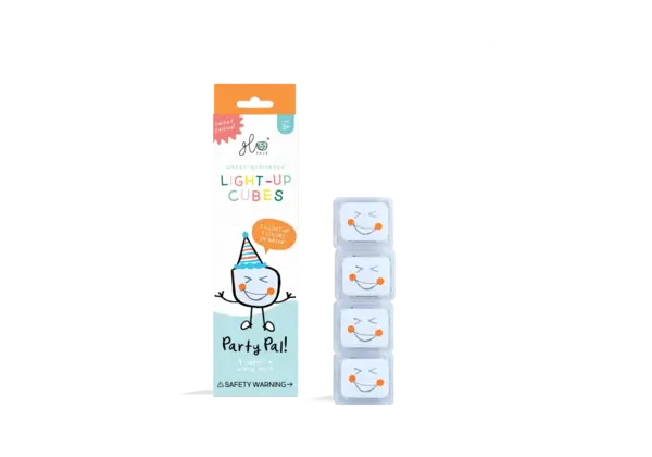 Glo pals Glo pals | Light up cubes 4 stuks | Party