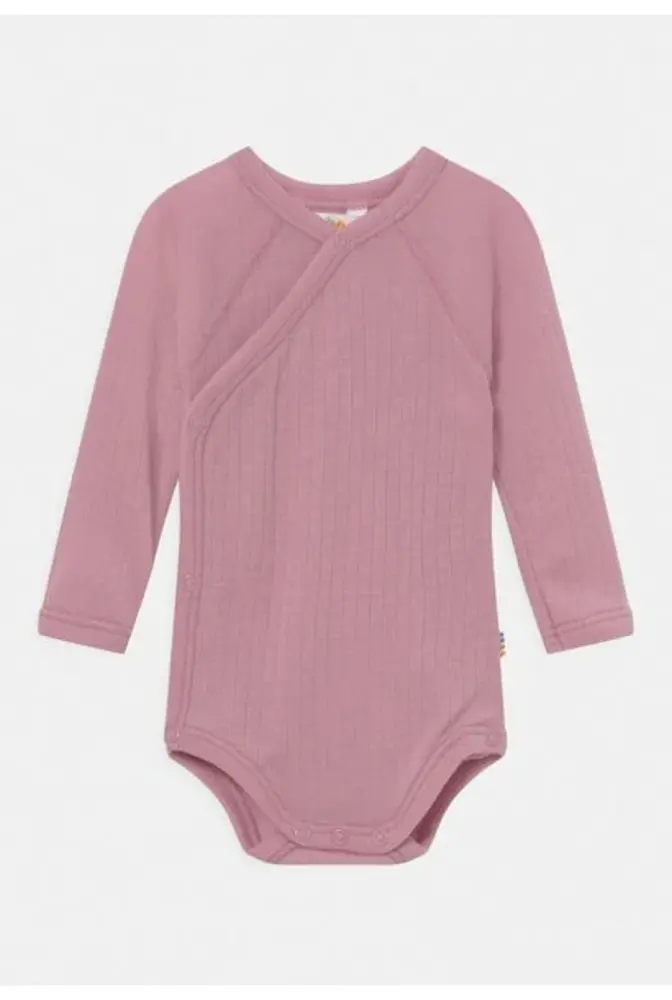 Joha Joha | Omslag romper van wol | Oud roze