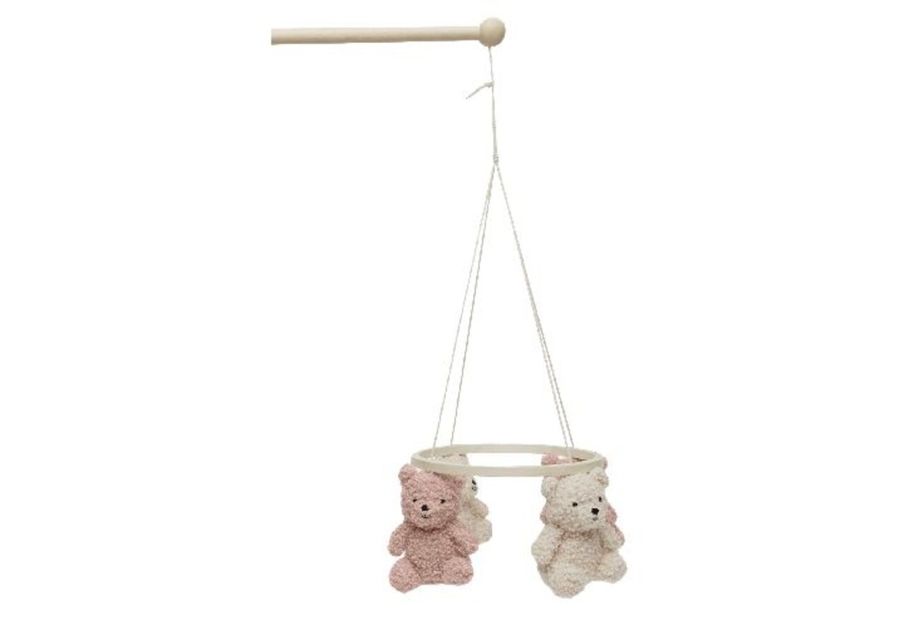Jollein Jollein | Baby mobiel Teddy Bear | Wild Rose/Naturel