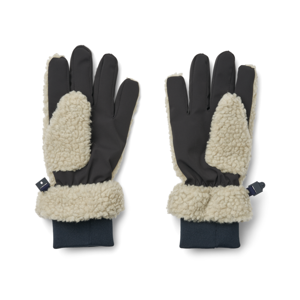 Liewood Liewood | Demi Pile Gloves | Mist / Classic navy