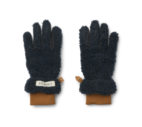 Liewood Liewood | Demi Pile Gloves | Classic navy / Golden caramel Liewood Liewood | Demi Pile Gloves | Classic navy / Golden caramel