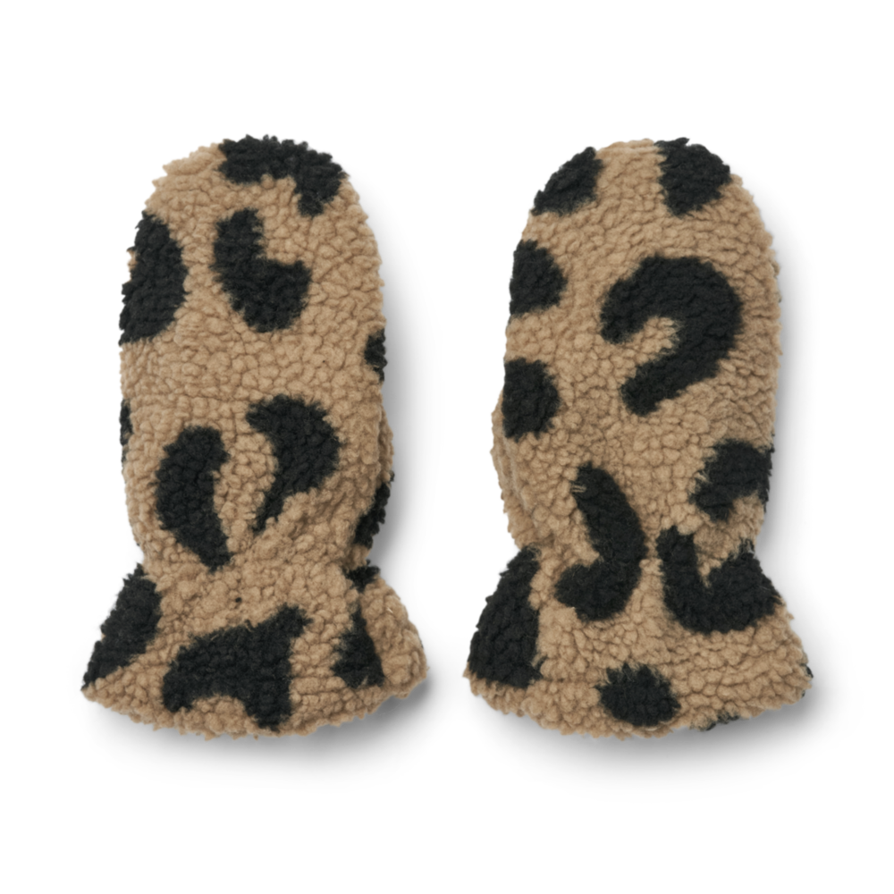 Liewood Liewood | Grethe Pile Gloves | Mega leo / Oat mix Liewood Liewood | Grethe Pile Gloves | Mega leo / Oat mix