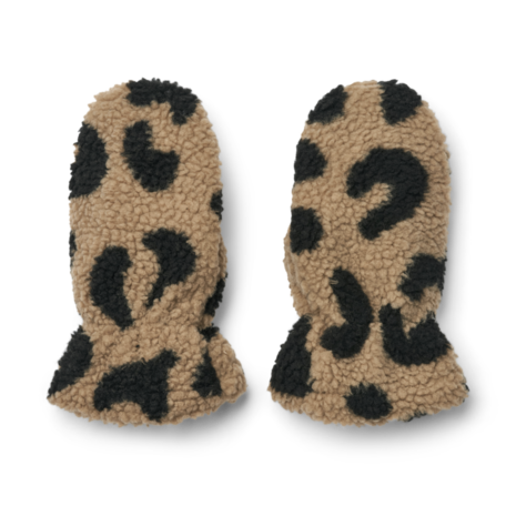 Liewood Liewood | Grethe Pile Gloves | Mega leo / Oat mix Liewood Liewood | Grethe Pile Gloves | Mega leo / Oat mix