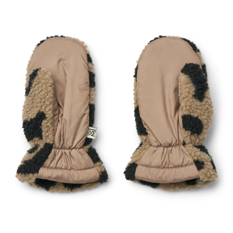 Liewood Liewood | Grethe Pile Gloves | Mega leo / Oat mix Liewood Liewood | Grethe Pile Gloves | Mega leo / Oat mix