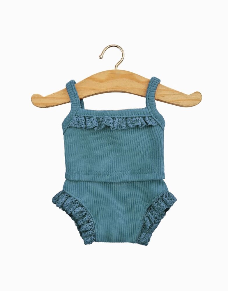 Minikane Mini kane | Romper blauw Minikane Mini kane | Romper blauw