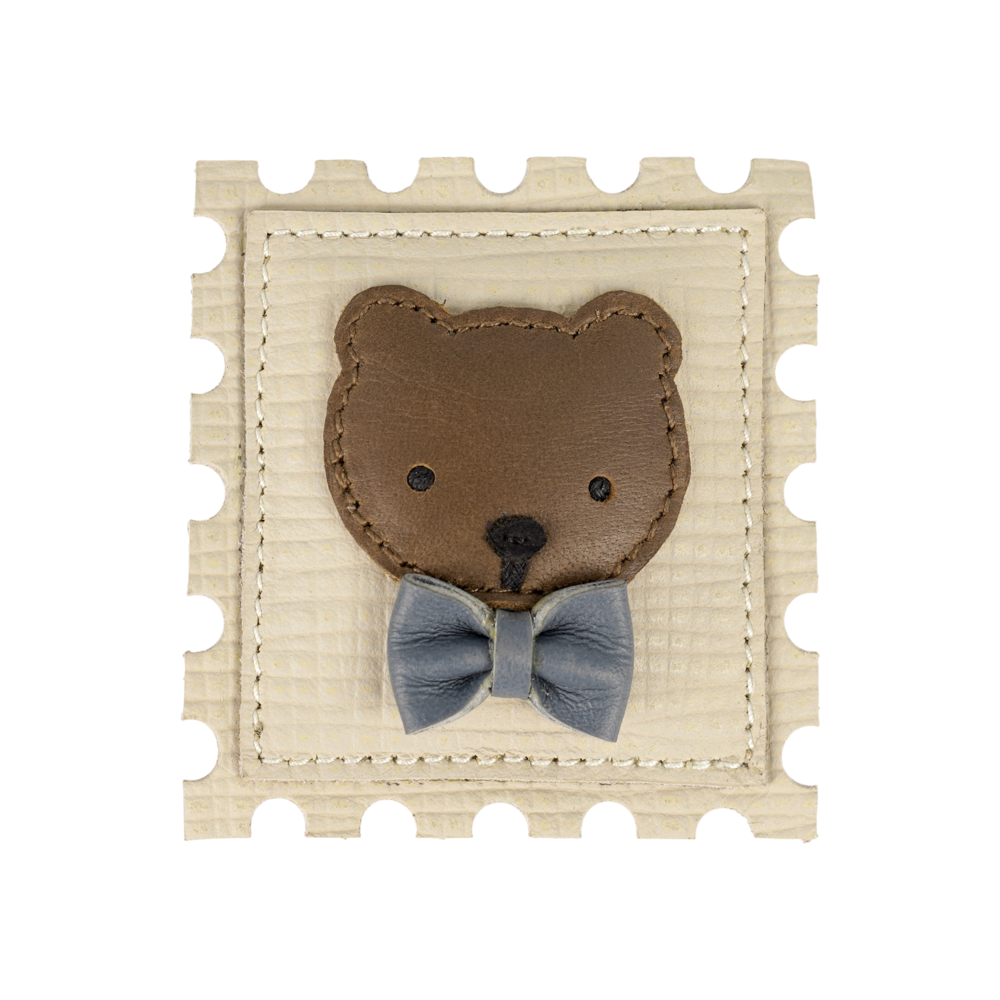 Donsje Amsterdam Donsje Amsterdam | Guar Clip | Stamp | Cream Scored Leather