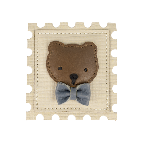 Donsje Amsterdam Donsje Amsterdam | Guar Clip | Stamp | Cream Scored Leather