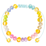 Barnsteen Barnsteen | Armband | Glimmend | Regenboog | 16 cm Barnsteen Barnsteen | Armband | Glimmend | Regenboog | 16 cm