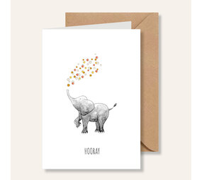 Juulz Juulz | Kaart | Hooray olifant Juulz Juulz | Kaart | Hooray olifant