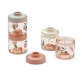 Liewood Liewood | Dominique Baby Food Tritan Boxes 4-Pack | Peach / Sea shell Liewood Liewood | Dominique Baby Food Tritan Boxes 4-Pack | Peach / Sea shell