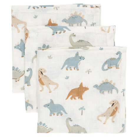 Jollein Jollein | Hydrofiel Washandje | Roarsome (3pack)