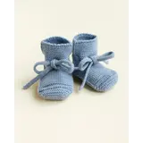Hvid Hvid | Booties 0-9M | Light Blue