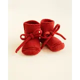 Hvid Hvid | Booties 0-9M | Red