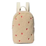 Studio Noos Studio Noos | Ecru Teddy Hearts | Mini Backpack Studio Noos Studio Noos | Ecru Teddy Hearts | Mini Backpack